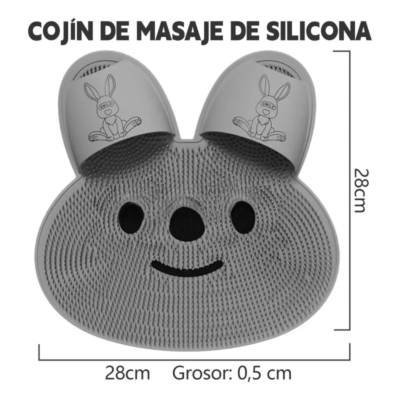Alfombrilla De Masaje De Silicona Antideslizante Para Baño
