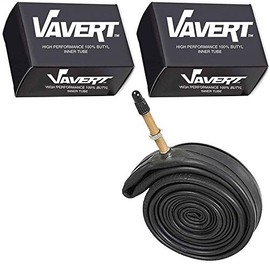 Vavert 700 x 25c Presta 80mm Valve Inner Tubes - Pair (ETRTO 622-25)