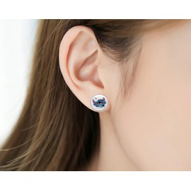 Stitch Stud Earrings Women Stitch Fans Gifts Stud Earrings Stitch Stuff Jewelry Daughter Granddaughter Birthday Gift