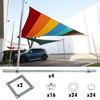Royal Shade Reinforced Base Frame Set for Shade Sail Pole,