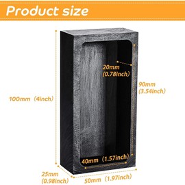 3 Pieces Graphite Ingot Mould Silver Gold Casting Ingot Mould Crucible Mould for Melting Casting Refining Gold Silver Metal Aluminum Copper Brass, 90 x 40 x 20 mm Inner Size, 1 kg Gold/ 500 g Sliver