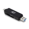 ACT SD Card Reader USB C, Supports USB and USB