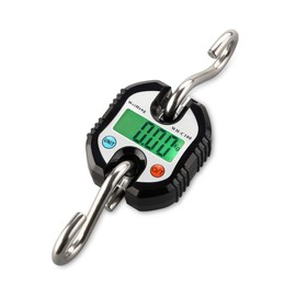 Electronic Scale, LCD Digital Hook Hanging Scale, 150 kg, Electronic Hook, Hanging Scale, Loops, Weighing Balance (Black)