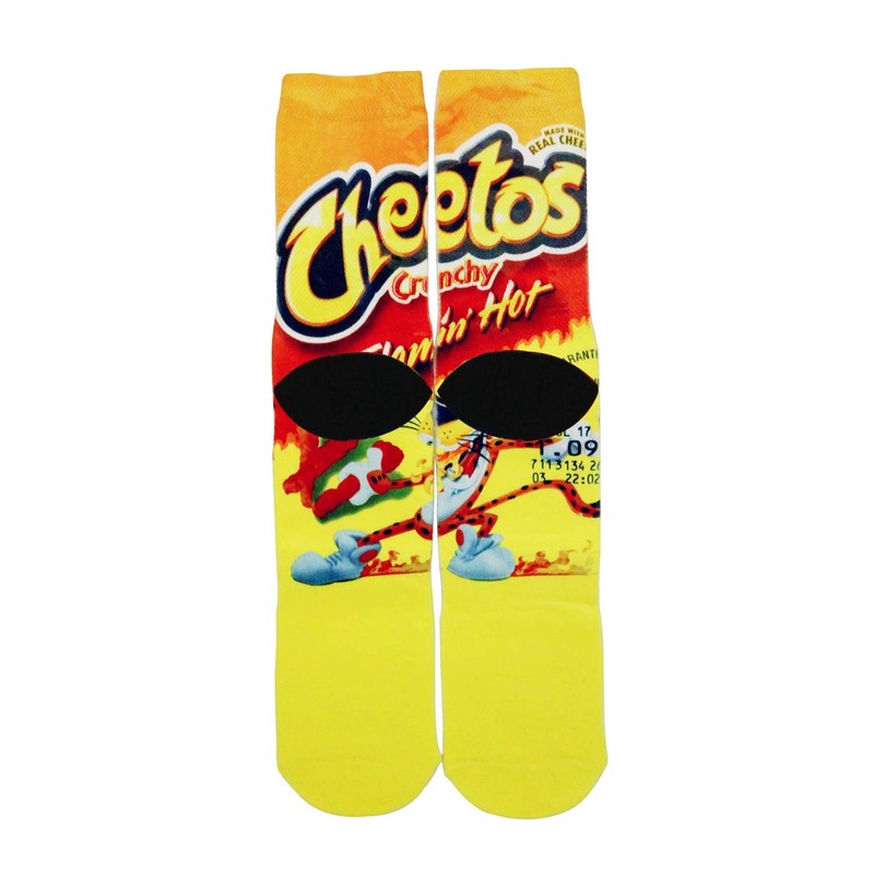 KACOLOR - Calcetines de tubo para hombre, Cheetos5