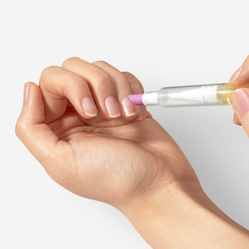 Varen Dual Effect Nail Cuticle Nails Ceramic Pusher Essence Oil