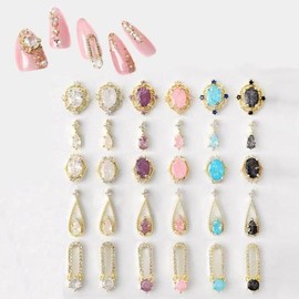 Other brands 30 Types of Zircon Parts Nail Art Jewelry - Zircon Parts-93 / 지르콘파츠 네일아트 쥬얼리 30종 - 지르콘파츠-93