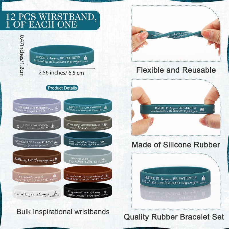 Gueevin Christian Easter Gifts Set Bulk for Men Bible Verse