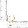 Simulated Pink Ruby July Birthstone Oval Hoop Earrings In 14k