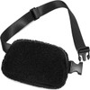 Cadoline Plush Teddy Fleece Sherpa Belt Waist Bag Handbag 14