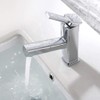 KAIYING Bathroom Sink Faucet with Pull Out Sprayer, Single Handle
