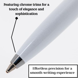 Monteverde Poquito Ballpoint Pen with Stylus Pearl White (MV10103)