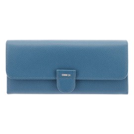 Comsa 74714 Women's Long Wallet, Genuine Leather, Cowhide Leather, 80: Blue