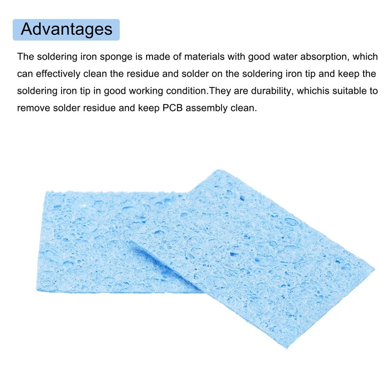 QUARKZMAN Pack of 25 Soldering Sponge 5 x 3.5 cm