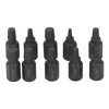 10Pcs Broken Screw Extractor Set 1/4 7/32 3/16 5/32 1/8