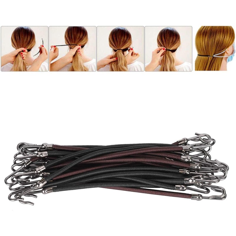 Ganchos Abiertos para el Cabello 20 Piezas, Pinzas para Coleta
