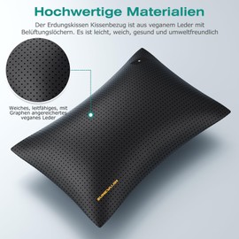 Grounding Mat for Foot Therapy, Universal Conductive Grounding Sleeping Mat, Grounding Yoga Mat, Improving Energy, Sleep Resistance (Leather Cushion Cover, 75 x 50 cm)