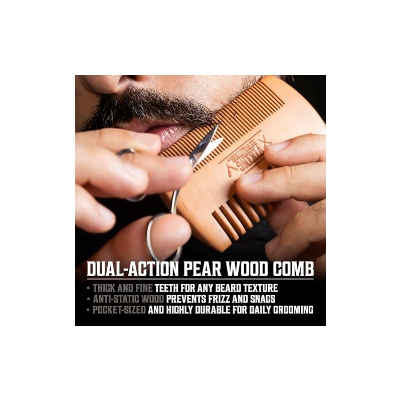 Viking Revolution Kit de cuidado de barba para hombres: el