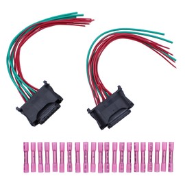 Headlight Light Wiring Harness Repair Kit Connector Wiring for 1 Series F20 F40 2 Series F46 3 Series E36 E46 E90 F30 4 Series F32 F36 5 Series E60 F10 G30 F07 6 Series F06 G32 7 Series F01 G11 F5 5