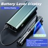 SHiLiPAi EDC Rechargeable Flashlight, Magnetic Mini LED with 8 Modes