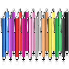 20 Pack Stylus Pen,Stylus Pen for Touchscreen High Precision and Sensitivity for Everyday Writing/Drawing,Universal Stylus Compatible with All Touch Screens,10 Colors