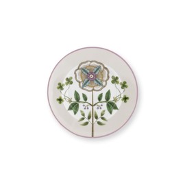 Pip Studio Lily&Lotus Petit Four Plate White/Purple 12 cm