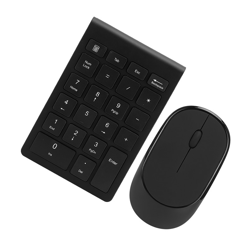 2.4G Wireless Ultra-Thin 22-Key Switch-Free Digital Keyboard Wireless Mouse Set