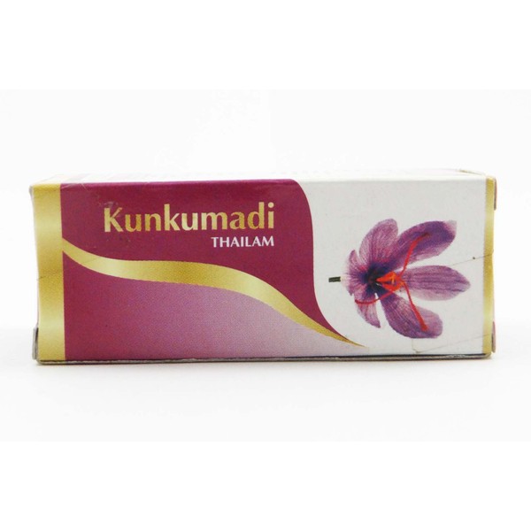 Vaidyaratnam Ayurvedic Kunkumadi Thailam for Face Massage Oil - 10ml