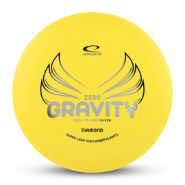 Latitude 64 Zero Gravity Diamond Disc Golf Fairway Driver | Easy to Throw Beginner Fairway Driver Disc Golf | Lightweight, Floating Plastic | High Glide w/Understable Flight | 120-130g (Yellow)