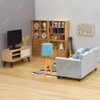 iLAND Dollhouse Couch, Modern Dollhouse Furniture on 1/12 Scale, Miniature