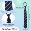 CIATBYYJ Striped Boy Ties Pre-tied Neckties for Boys Kids Adjustable