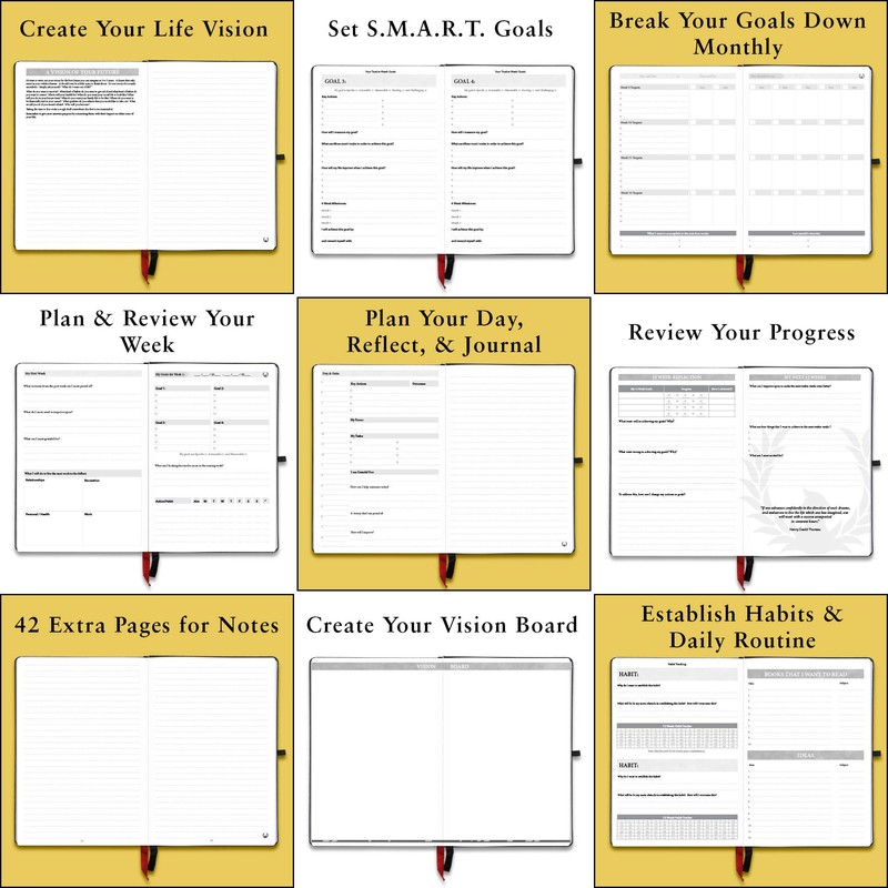 The Phoenix Journal - Best Daily Goal Planner, Organizer, &