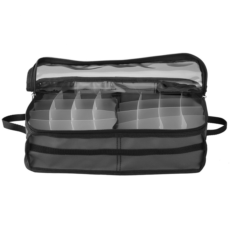 Christmas Ornament Storage Box Under Bed 64 Cell partition 600D