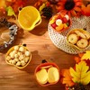Maxdot 8 Pcs Ceramic Pumpkin Bowls 6 oz Thanksgiving Fall
