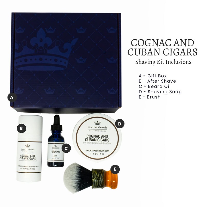Shaving Kit (Cognac and Cuban Cigars)