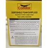 CONDOR Disposable Foam Earplugs Box of 100 Pair 22ED81