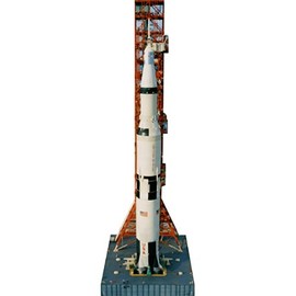 Wet Paint Printing + Design H69002 NASA Saturn V Rocket Cardboard Cutout Standup