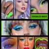 8Pcs Neon Liquid Eyeliner Waterproof Smudge Resistant Fluorescent Eyeliner for
