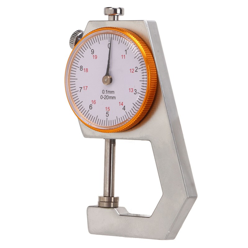 Thickness Gauge Micrometer Meter 0‑20mm 0.1mm Resolution Measuring Tool for