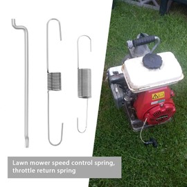 VGOL 3pcs Throttle Spring Speed Regulating Spring Throttle Return Spring and Connecting Rod Compatible with Honda G100 Repair Tool Lawn Mower Trimmer Spare Part Accessories