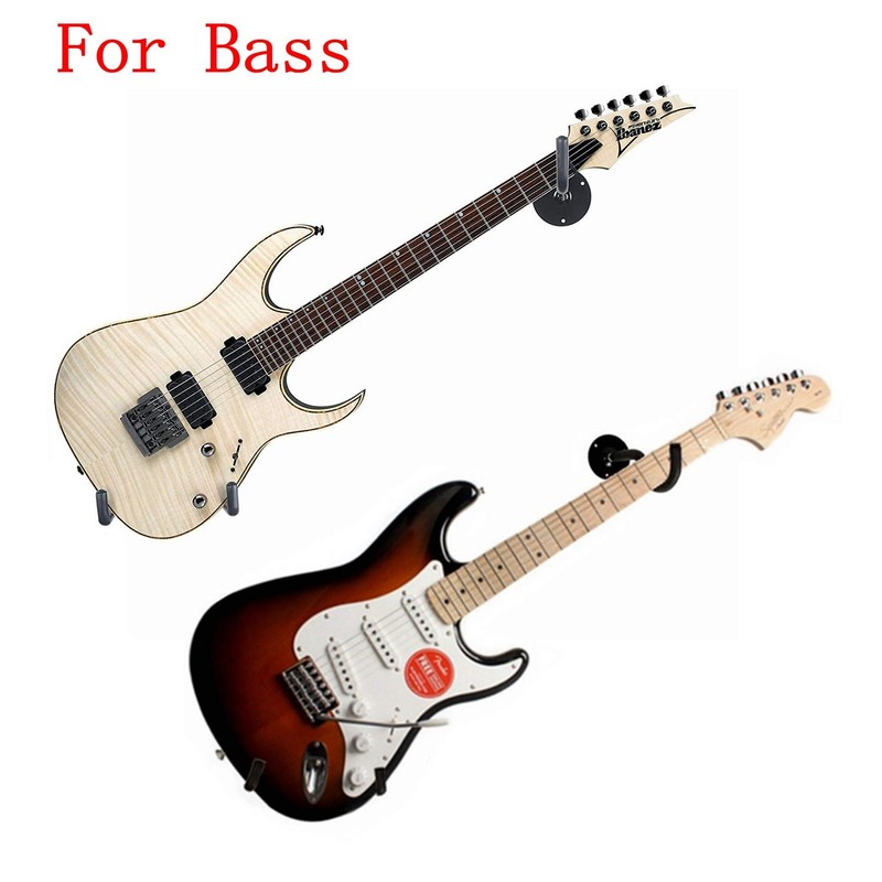 Luckyaa Ukulele/Bass/Violin Hanger Wall Mount Slatwall Horizontal Electric Guitar Holder