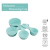 UPware 4-Piece Multi-Purpose Liquid and Dry Melamine Measuring Cups Set,