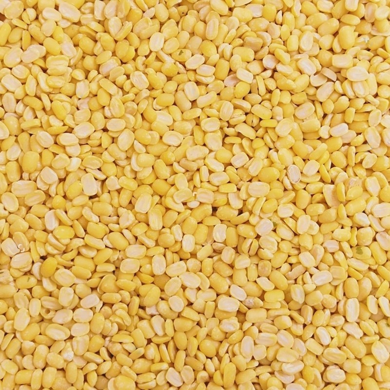 Split Moong Beans Without Husk (Moong Dal Washed) Mung Dal