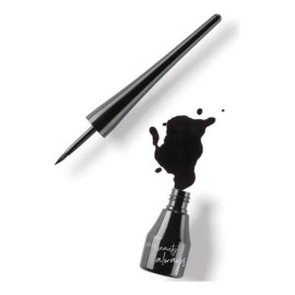 Delineador Líquido Jafra Inkwell: Negro O Café De Fibra Negro Mate