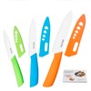 WACOOL Ceramic Knife Set 3-Piece (6-inch Chef's Knife, 5-inch Utility