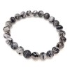 Black Rutile Bracelets Bead Bracelet - Adjustable Natural Gemstone Stone