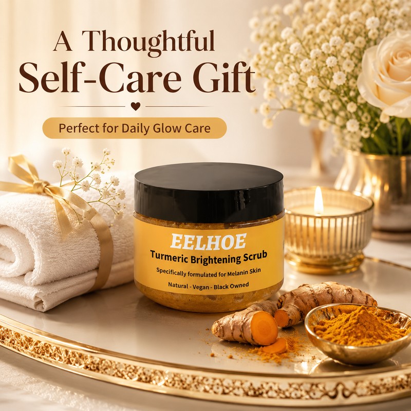 Turmeric Body Scrub for Exfoliating – Sea Salt & Vitamin