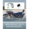 OWNDR Ignition Switch with Keys Fit for Kawasaki EN400 EN500