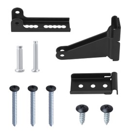 Storm Door Closer Bracket in Black Color for Larson, Pella, Anderson, emco Storm Door Replacement Parts, Storm Door Repair Kit 1 Set
