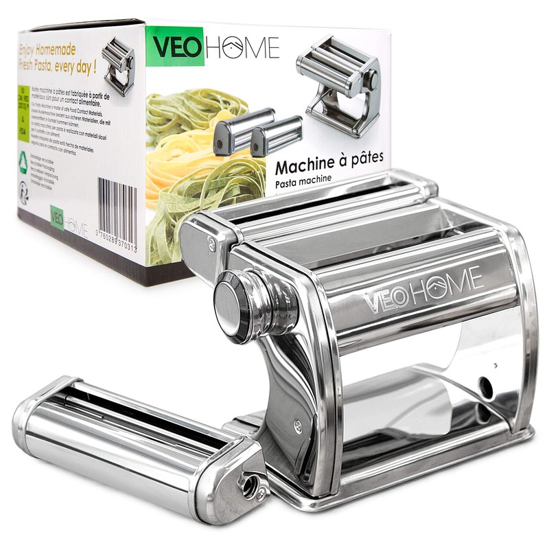 Manual Pasta Maker with Dryer - Multi-Pasta Stainless Steel Italian