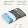 PEUJEW Travel Pillow Memory Foam Pillows, Camping Pillow-Compressible Medium Firm,